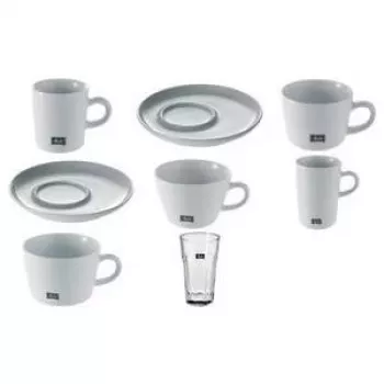 Melitta vasos Latte Macchiato M-Cups, 330 ml, cristal de plomo, 130 mm de altura - 12 unidades (18990)