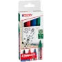 EDDING 360 rotulador para pizarra blanca, varios colores, 1,5-3,0 mm, 4 unidades (4-360-4-2)