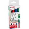 EDDING 360 rotulador para pizarra blanca, varios colores, 1,5-3,0 mm, 4 unidades (4-360-4-2)