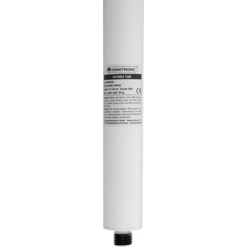 OMNITRONIC barra distanciadora para altavoces caja de graves/top blanco (60004556)