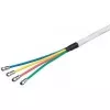 Wentronic Goobay cable coaxial de antena Quattro de 80 dB con conectores F, 2x apantallado, CCS, 10 m 67330