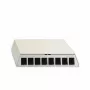 Rutenbeck PP-UM A-8 Ap rw carcasa de patch panel, 8 puertos, montaje en superficie, blanco puro 23911108