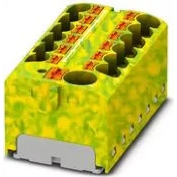 Phoenix Contact PTFIX 10/12X4-GNYE bloque de distribución, Push-in, 10 mm², verde/amarillo 1153438