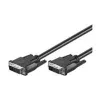 Wentronic goobay cable DVI-D Dual Link 0,5m negro con tornillos moleteados 93295