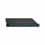 Rutenbeck Basic Line caja de empalme 2280305120, 12 acopladores, 24 fibras, chapa de acero, gris claro
