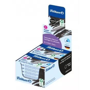 Pelikan eco recambio de bolígrafo roller para Pelikano/Twist, azul, 65% plástico reciclado, 1 unidad 300010005