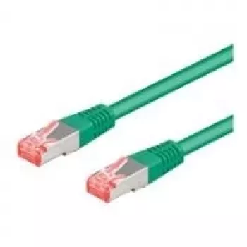 Wentronic 95647 cable de conexión CAT6, RJ45 macho a macho, 25 m, verde
