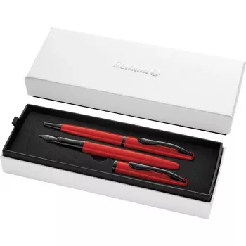 Pelikan Jazz Noble Elegance set de escritura rojo - pluma estilográfica y bolígrafo 400198410