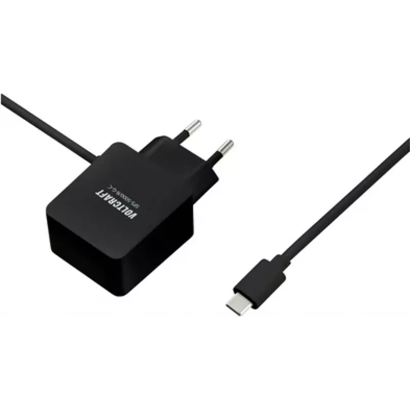 VOLTCRAFT VC-15304175 fuente de alimentación de enchufe con tensión seleccionable 5,1/9/12/15 V DC, 5 A, 27 W, compatible con Raspberry Pi