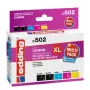 Edding EDD-502 E cartuchos de tinta compatibles multipack para Canon PGI-550PGBK XL, CLI-551 C/M/Y XL (negro, cian, magenta, amarillo)