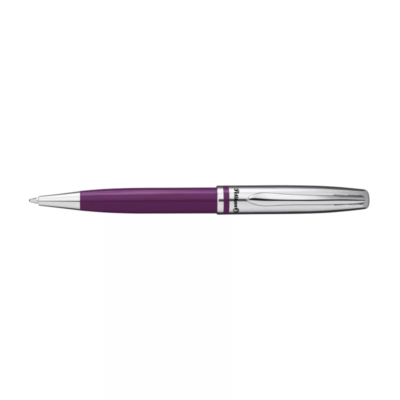 Pelikan Jazz Classic bolígrafo, metal violeta, mecanismo giratorio, tinta azul, Medium 300013899
