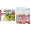 Marabu KiDS Window Color set Farm, 6 x 25 ml pintura de ventana despegable, base agua, removible, 1 set (0306000000006)