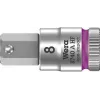 Wera 05003339001 Zyklop llave de vaso hexagonal 3/8 pulgadas 8x28 mm con función de retención