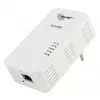 ALLNET ALL1681203-CH Powerline 1200 Mbps Gigabit PoE+ Bridge con toma de corriente integrada
