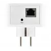ALLNET ALL1681203-CH Powerline 1200 Mbps Gigabit PoE+ Bridge con toma de corriente integrada
