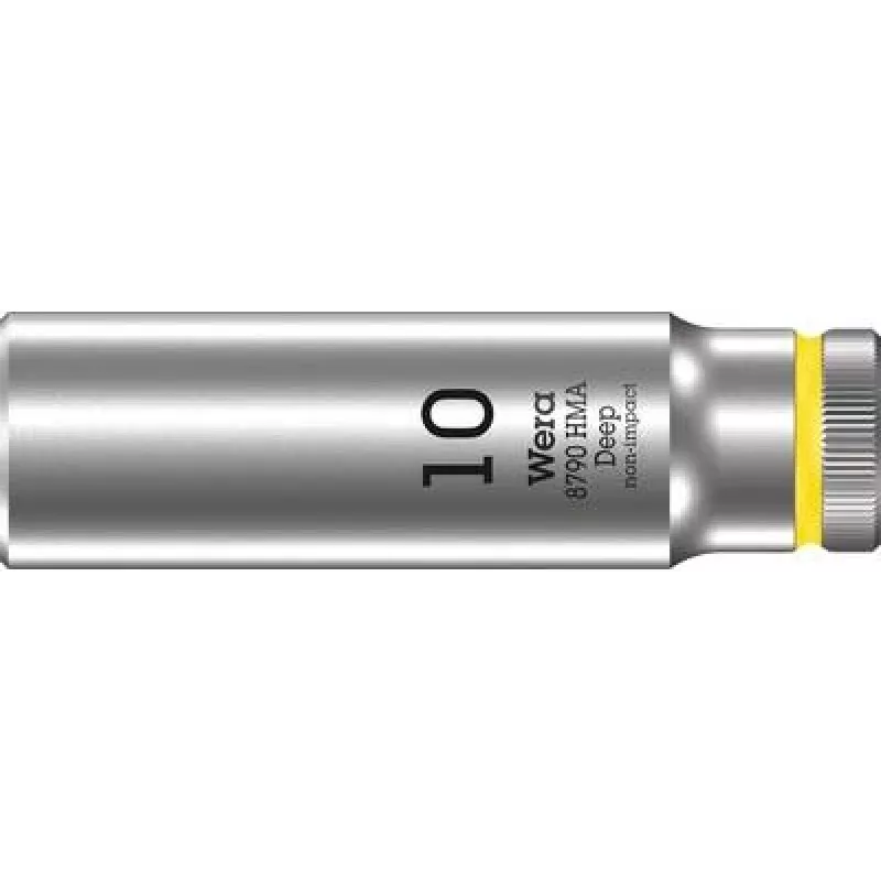 Wera 05004507001 Zyklop Vaso de llave de 1/4 pulgadas, accionamiento 10 mm