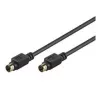 Goobay AVK 157 cable S-Video 1m conector macho a conector macho negro 50057