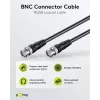 Wentronic Goobay cable de conexión BNC, negro, 2 m - conector macho BNC a conector macho BNC (50086)