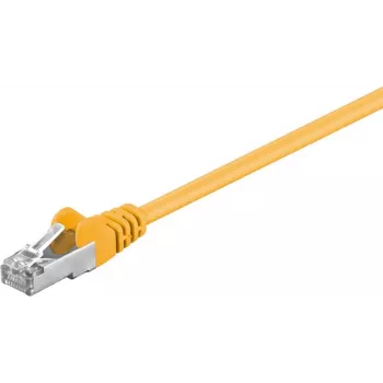 Wentronic Goobay cable de red CAT 5e, F/UTP, amarillo, 7,5 m - CCA cobre-aluminio (50169)