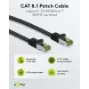 Wentronic Goobay cable de red CAT 8.1 S/FTP (PiMF), gris, 0,5 m 61114
