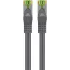 Wentronic Goobay cable de red CAT 8.1 S/FTP (PiMF), gris, 0,5 m 61114