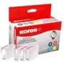 Kores G1577KIT multipack de cartuchos de tinta para Canon PGI-580/CLI-581 – negro, cian, magenta, amarillo (4 x 12,2 ml)