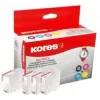 Kores G1577KIT multipack de cartuchos de tinta para Canon PGI-580/CLI-581 – negro, cian, magenta, amarillo (4 x 12,2 ml)