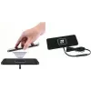 IWH base de carga inalámbrica con función de carga rápida, 1x USB-C, compacta, para dispositivos Qi, 1 ud. (019067)