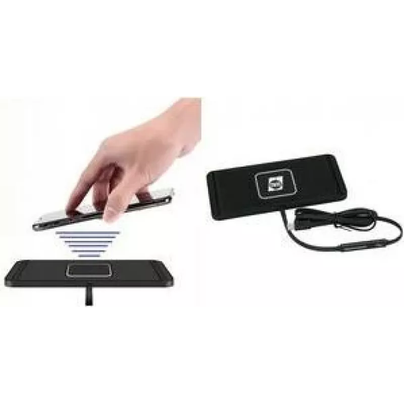 IWH base de carga inalámbrica con función de carga rápida, 1x USB-C, compacta, para dispositivos Qi, 1 ud. (019067)