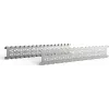SCHROFF 23130084 kit de montaje en rack de 19 pulgadas - acero, galvanizado, 2 soportes, 4 tornillos M4x10, 4 tuercas M4, 4 arandelas, 4 arandelas de plástico