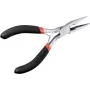Wentronic alicate de punta plana 125 mm con mordazas dentadas (25 mm)