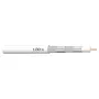 Megasat cable coaxial 100 m, apantallado de cuatro capas, 120 dB, 75 ohmios, F-Type Ready 100066