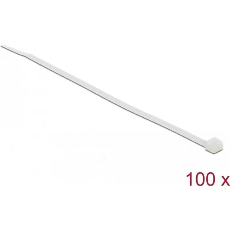 Delock bridas transparentes L 200 x A 3,6 mm 100 unidades (18606)