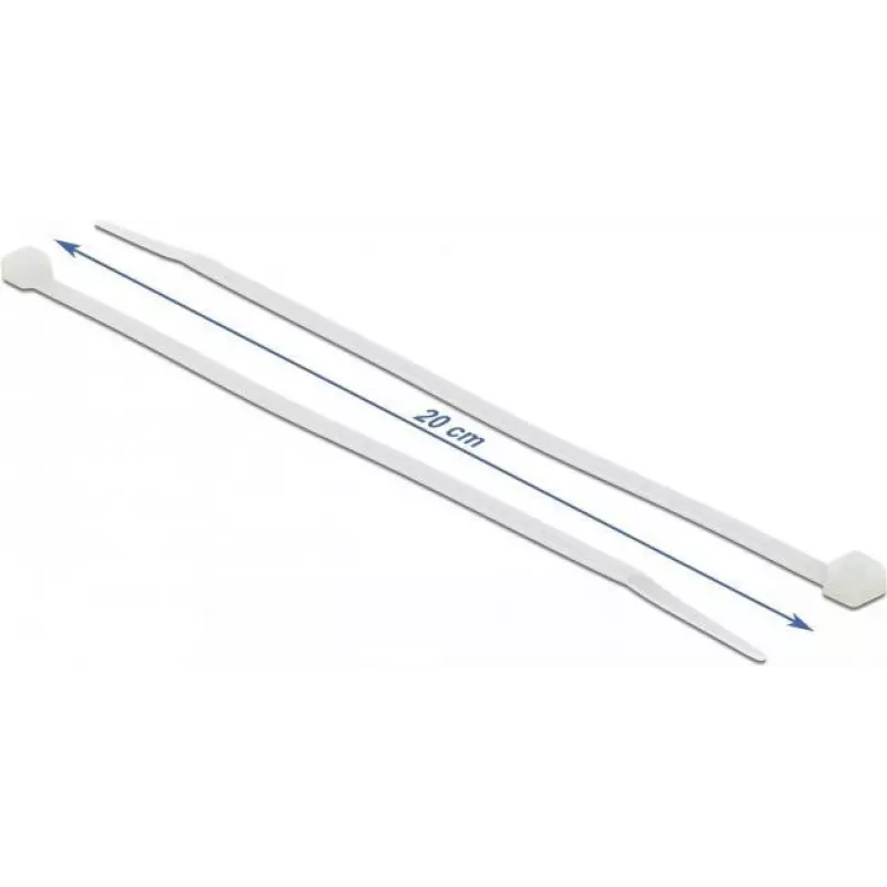 Delock bridas transparentes L 200 x A 3,6 mm 100 unidades (18606)