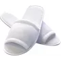 HYGOSTAR HYGONORM zapatillas desechables CLASSIC, puntera abierta, blanco, talla única, longitud: 285 mm, parte superior de rizo de poliéster (5551)