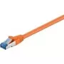 Wentronic Goobay Cable de red CAT 6a S/FTP, RJ45, 5 m, naranja, LSZH, cobre 93818