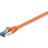 Wentronic Goobay Cable de red CAT 6a S/FTP, RJ45, 5 m, naranja, LSZH, cobre 93818