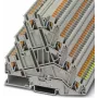 Phoenix Contact PT 2,5-PE/3L bloque de terminales para motor, Push-in, 3 niveles, PE, 2,5 mm², gris, 3210542