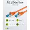 Wentronic 95605 cable de conexión CAT6a, RJ45 macho a macho, 1,5 m, naranja