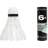 TALBOT torro Volante de bádminton Hit 750, lento, blanco - pluma natural clásica con base de corcho - 1 unidad 479082