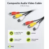 Wentronic AVK 354-300 3,0m Cable AV 3x RCA macho a 3x RCA macho - negro 50382