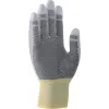 Uvex Unipur Carbon Guantes de trabajo de protección de punto de nylon, talla 10, gris/negro, recubrimiento de PU en palma, antiestáticos 6055610
