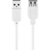 Wentronic Cable alargador USB 2.0 A macho a hembra 5m blanco 96288