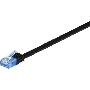 Wentronic Cable de red RJ-45 CAT6a 15m, U/UTP, conexiones doradas, 10 Gbit/s 96378