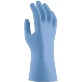 Uvex u-fit strong N2000 Guantes de nitrilo, talla M, sin polvo, azul, 100 unidades 6096208