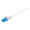 WENTRONIC Goobay Cable de red CAT 6a, U/UTP, blanco, 1,5 m - LSZH libre de halógenos, cobre (59825)