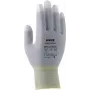 Uvex Unipur Carbon Guantes de trabajo de protección de punto de nylon, palma y puntas de los dedos recubiertas de PU, seguridad ESD, talla 8 6055608
