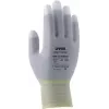 Uvex Unipur Carbon Guantes de trabajo de protección de punto de nylon, palma y puntas de los dedos recubiertas de PU, seguridad ESD, talla 8 6055608