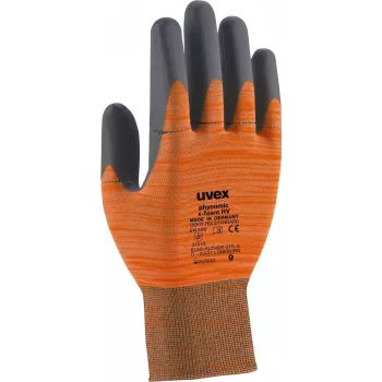 Uvex phynomic C3 guantes de protección anticorte talla 10 gris/naranja 6005410
