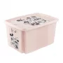 keeeper caja de almacenamiento Karolina Minnie, 45 litros, apilable y encajable con tapa, polipropileno, Nordic Pink, 1 ud. 1223958124700
